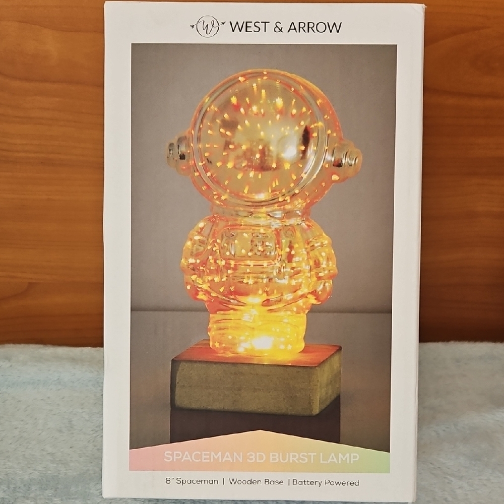 West & Arrow Spaceman 3D Burst Lamp